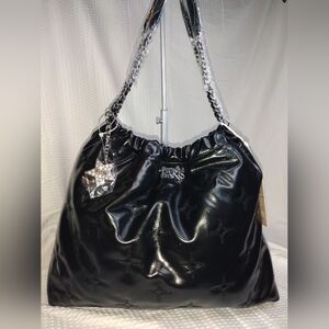 Paris Hilton Londen Quilted Chain Shoulder Women's Bag Black